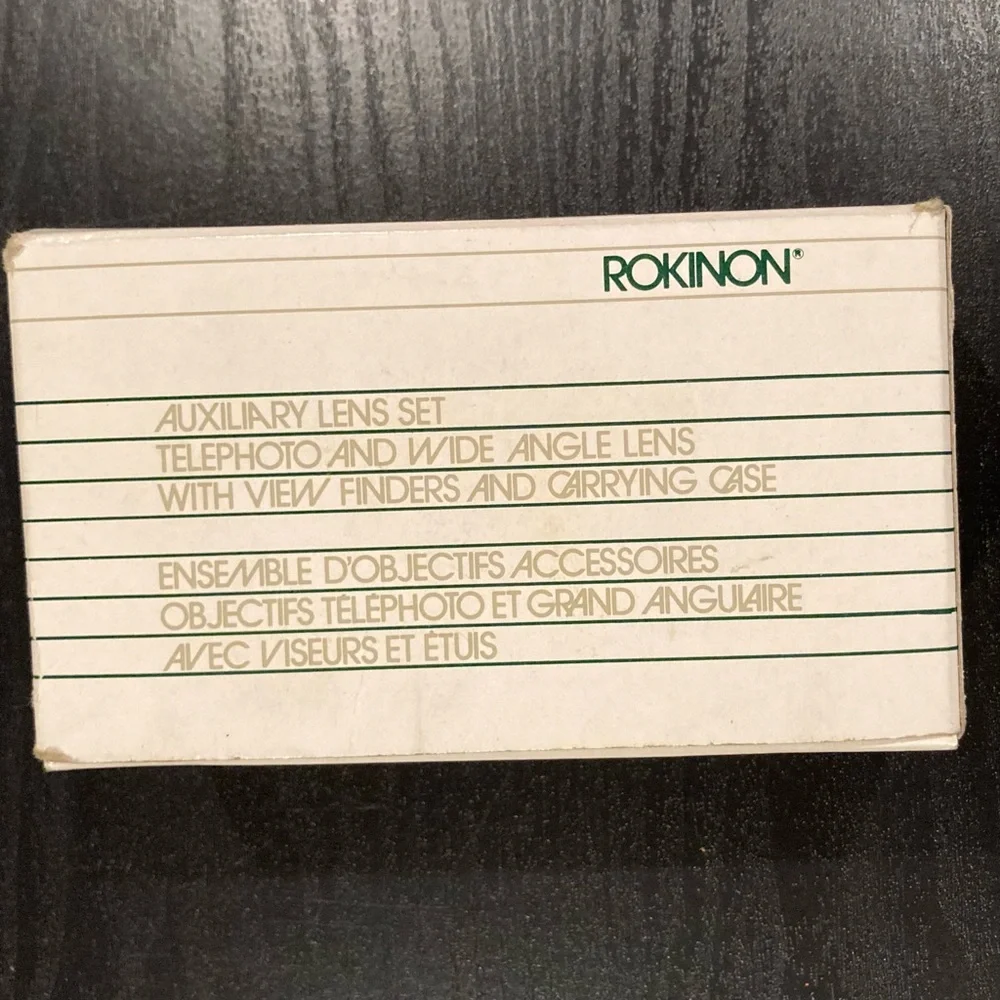 Vintage ROKINON AUXILIARY LENS SET FOR RICOH AF-5/AF-40